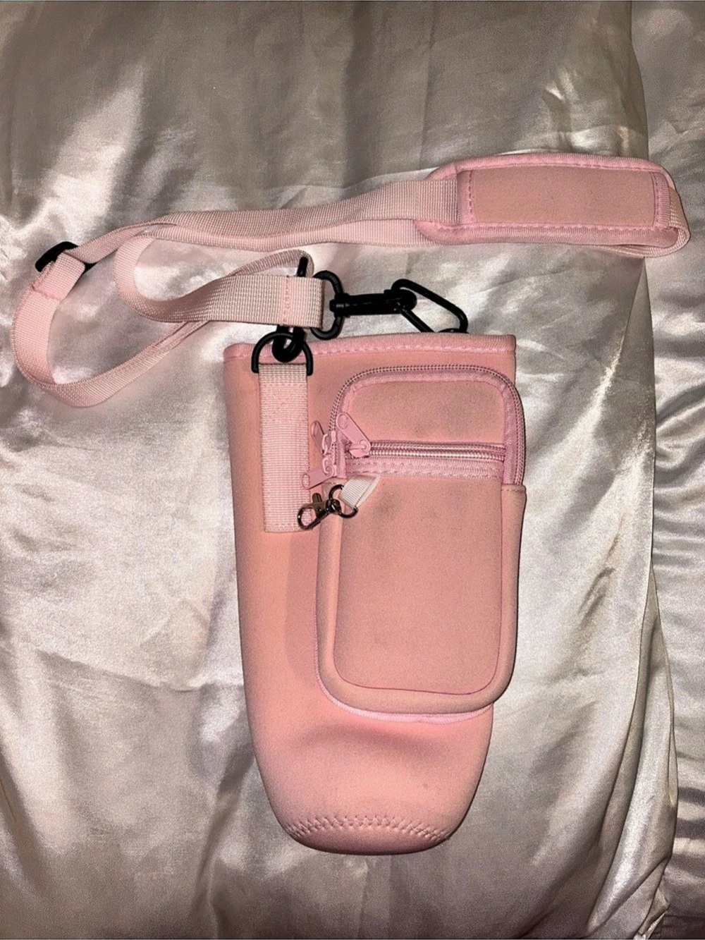 Pink Water Bottle Carrier